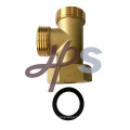 3 way brass fitting for floor heating system manifold parts